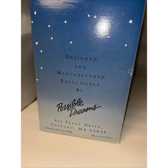 1994 Clothtique Possible Dreams Forest Santa Holding Swan, Goose & Lantern 15026 - Picture 8 of 9